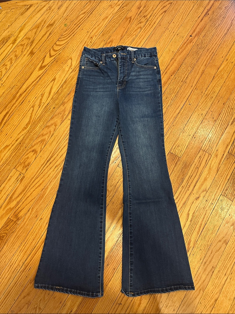 BCBGeneration Dark Blue Flare Jeans